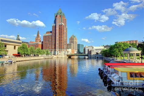 Milwaukee RiverWalk Photograph by Denis Tangney Jr - Pixels