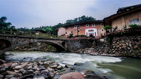 Longyan,China-Jun 4,2014: Fujian(yongding) Earth Buildings Which Were Built For Defensing ...