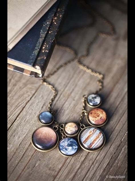 7 planets necklace | Solar system necklace, Jewelry, Jewelry inspiration
