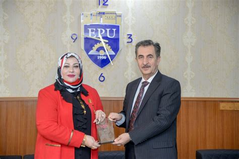 The Rectors Of Technical Universities In Iraq Visit Erbil Polytechnic University Rector - Erbil ...