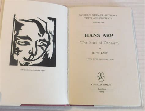 HANS ARP, The Poet of Dadaism. by (Arp, Hans). Last, R.W.: Very good ...