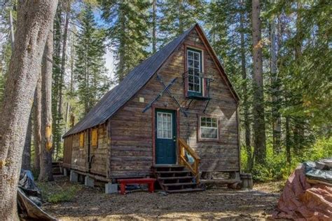 Riverfront Tiny Cabin in California Woods For Sale