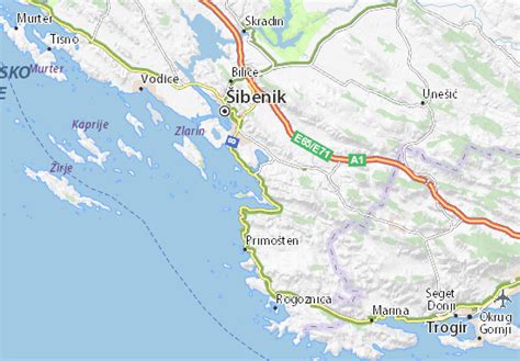 MICHELIN Žaborić map - ViaMichelin