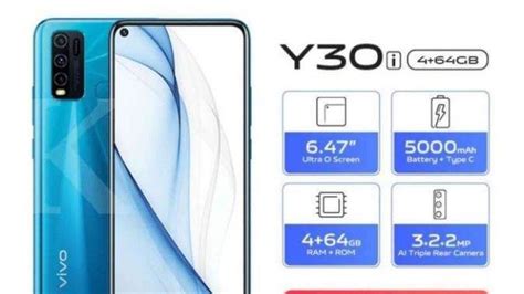 HARGA Vivo Y30i Kini hanya Rp 2,3 Juta, Berikut Spesifikasinya - Tribun-medan.com