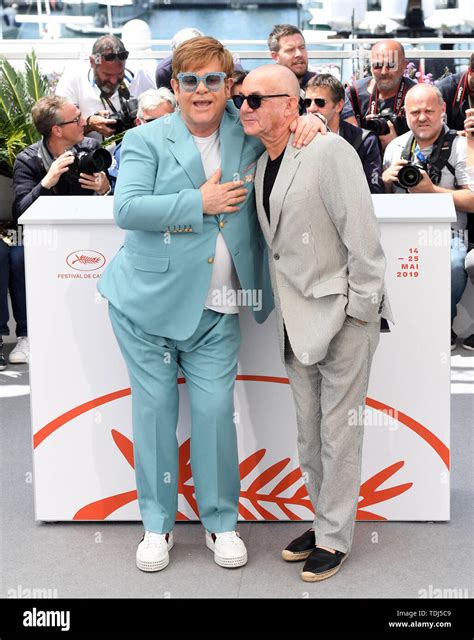 Rocket Man photo call at the 72nd Cannes Film Festival Featuring: Elton John, Bernie Taupin ...