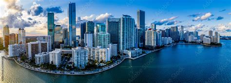 Miami Skyline Stock Photo | Adobe Stock