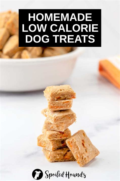 Homemade Low Calorie Dog Treats - Spoiled Hounds