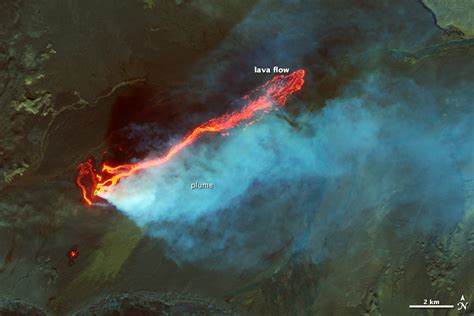 Photos: Satellites Sees Glowing Iceland Volcano | Live Science