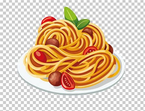 Pasta Italian Cuisine Spaghetti With Meatballs PNG, Clipart, Bigoli, Bucatini, Cartoon, Cuisine ...