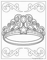 The Royal Treatment A Guide To Coloring Pages Crowns sketch template