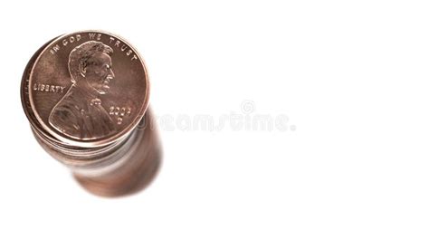 Stack of pennies stock photo. Image of copper, value - 174809392