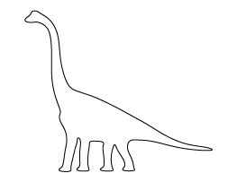 Free Dinosaur Patterns for Crafts, Stencils, and More