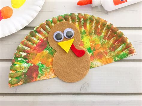 Turkey Paper Plate Craft Printable - Get What You Need For Free