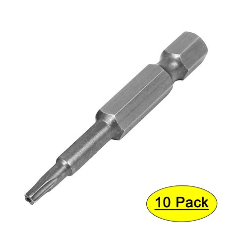 10pcs 50mm Long 1/4" Hex Shank 5 Point Star Pentalobe Screwdrivers Bits TS10 - Walmart.com