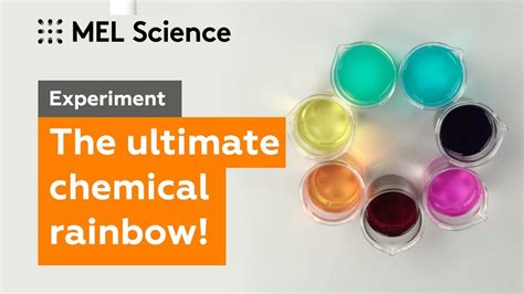 How to make a rainbow from solutions ("Chemical rainbow" experiment ...