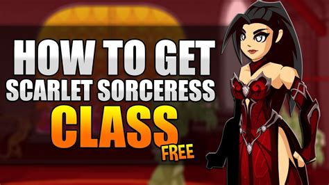 How to Get Free Blood Sorceress Class & Scarlet Sorceress Class 2020 AQW! Adventure Quest Worlds ...