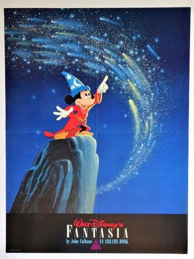 Walt Disney's FANTASIA; Promotional Poster by John Culhane - First Printing - 1983 - from Dale ...