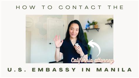 Ways to Contact the U.S. Embassy in Manila, Philippines 🇺🇸🇵🇭 - YouTube