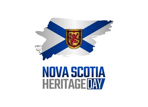 vector graphic of nova scotia heritage day good for nova scotia ...