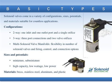 Applications Of Solenoid Valves