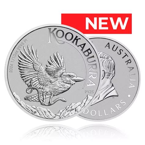 1/10oz Platinum Coin 2024 Kookaburra - Perth Mint | Ainslie Bullion