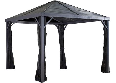 Sojag Sanibel 8x8 Hardtop Gazebo with Mosquito Netting