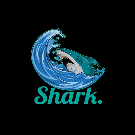 design logo shark vector illustration 24648703 Vector Art at Vecteezy