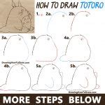 How to Draw Totoro from My Neighbor Totoro – Easy Step by Step Drawing Tutorial – How to Draw ...