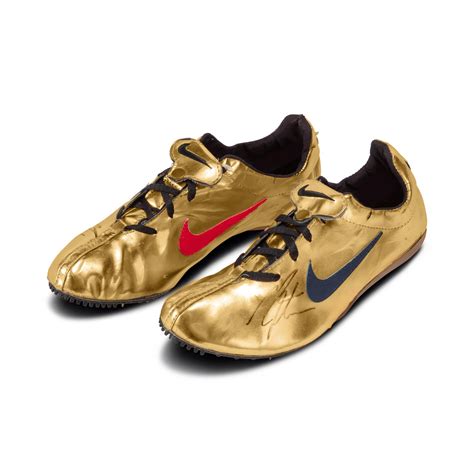 Michael Johnson Worn and Dual Signed Nike “Gold Shoe” | The Games ...