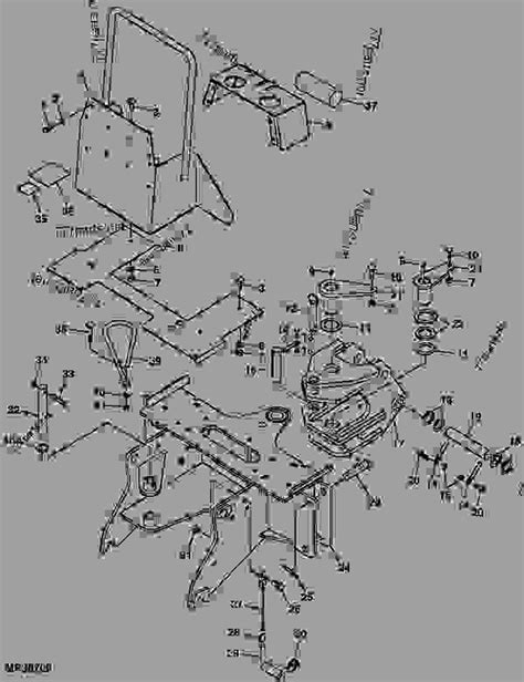 MAIN FRAME AND SWING FRAME [A13] - BACKHOE John Deere 260 - BACKHOE ...