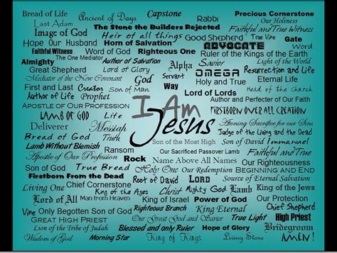 Pastor Ed Dacio's Ministry Blog: JESUS' MANY TITLES