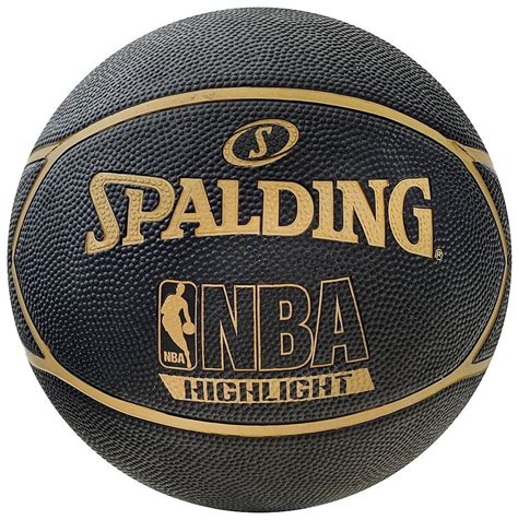 Spalding NBA Rebound indoor/outdoor Basketball Schwarz | Basketbälle & Zubehör | Basketo.de