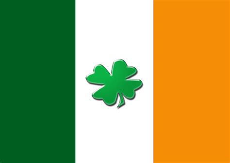 Irish shamrock flag Digital Art by Christopher Rowlands - Fine Art America