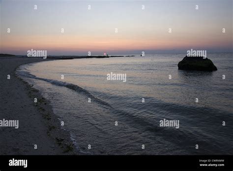 Sunset, Long Island Sound, Riverhead, NY Stock Photo - Alamy