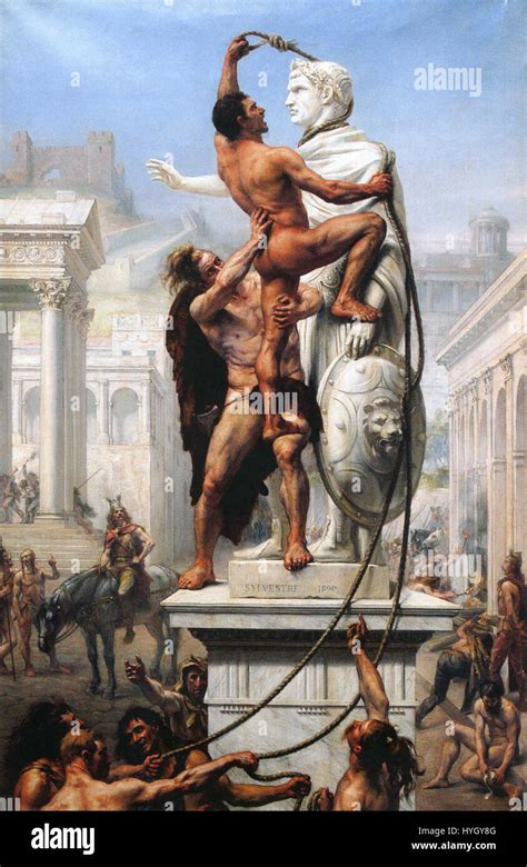 Visigoths sack Rome Stock Photo - Alamy