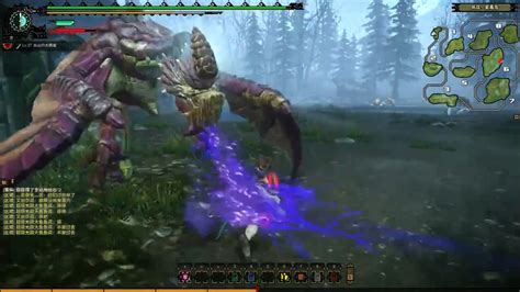 Monster Hunter Online - Purple Gypceros Challenge Move vs Fight - YouTube