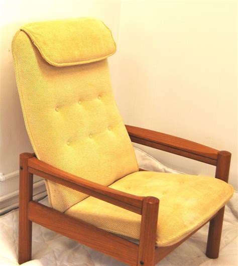 Mid Century Danish Modern Domino Mobler Teak Lounge Chair - Mary Kay's Furniture