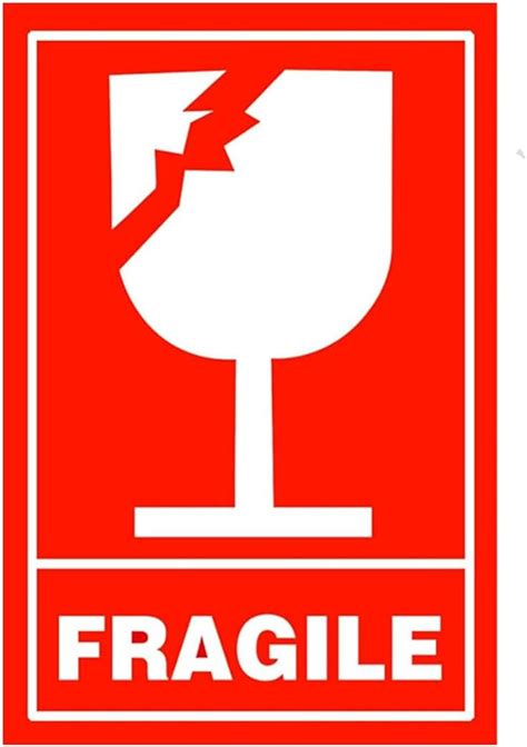 Fragile Stickers,Glass Stickers,Handle with Care Shipping Stickers ...