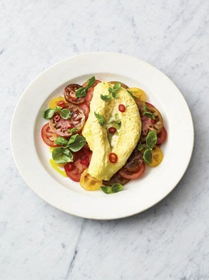 Scrambled egg omelette | Egg recipes | Jamie Oliver recipes ☺ - ☝JUICY TOMATOES, FRESH BASIL ...