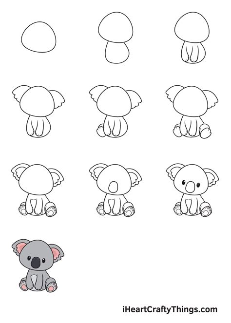 Animals Step By Step Drawing Instructions : Learn To Draw Animals