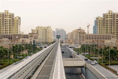 Monorail on Palm Jumeirah - UAE - Blog about interesting places