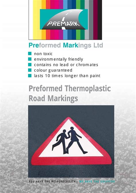 Preformed Thermoplastic Road Markings - Brintex