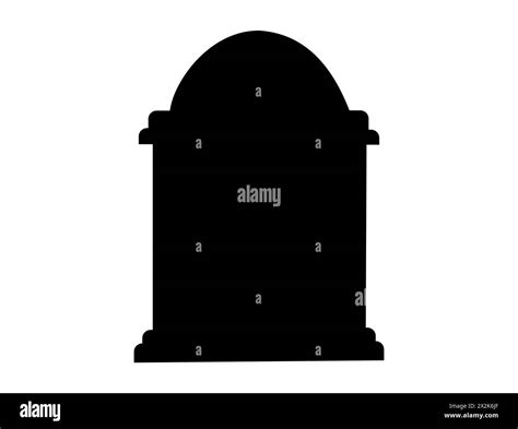 Gravestone silhouette vector art Stock Vector Image & Art - Alamy