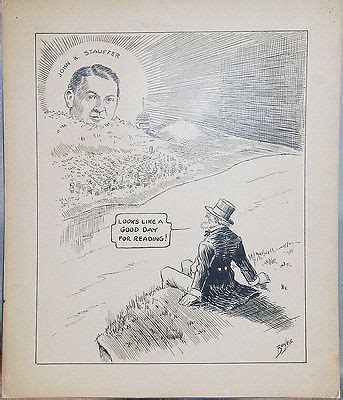 -Original- Early -Uncle Sam- Newspaper Political Cartoon Illustration Art -- Antique Price Guide ...