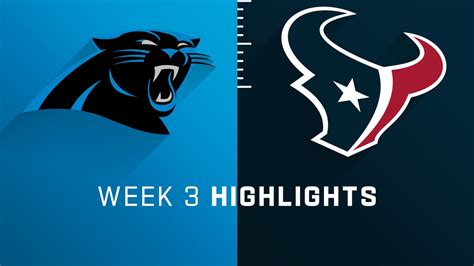 Carolina Panthers vs. Houston Texans highlights | Week 3