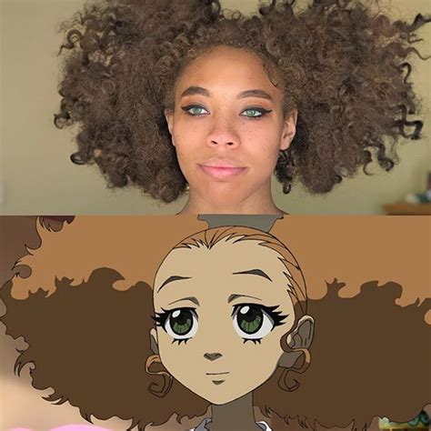 not a cosplay, but I kinda look like Jasmine from the Boondocks, but human form.. kinda.. or not ...