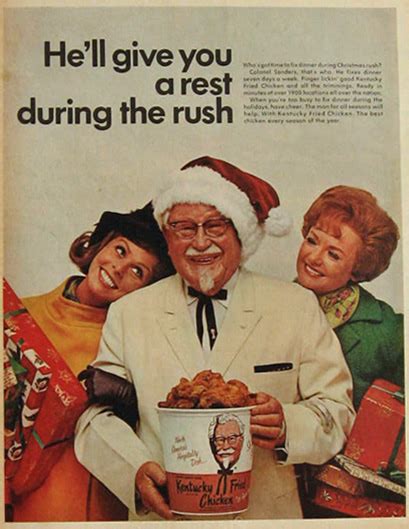 1968 Vintage KFC Kentucky Fried Chicken Ad, Vintage Food Ads (Other)