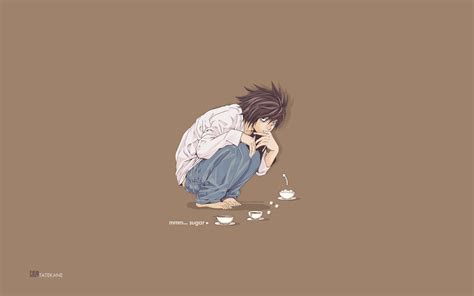 L from Death Note wallpaper, Death Note, anime, Lawliet L HD wallpaper ...