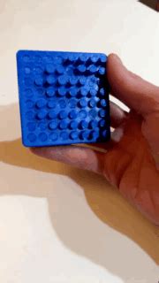 Calibration Fidget Toy - Square Pushpin Board | 3D models download | Creality Cloud