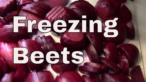 How to Freeze Beets For Later Use. - YouTube